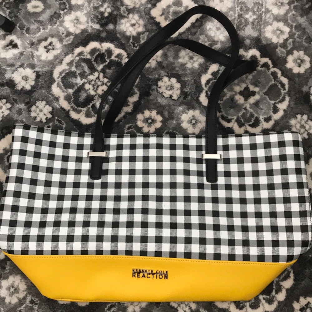 Kenneth Cole Reaction Gingham Tote